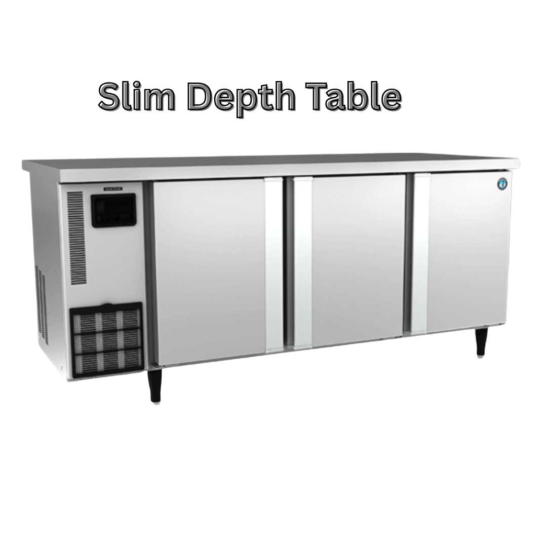 Under Counter Refrigerator or Freezer – 6 Feet Slim Depth Table